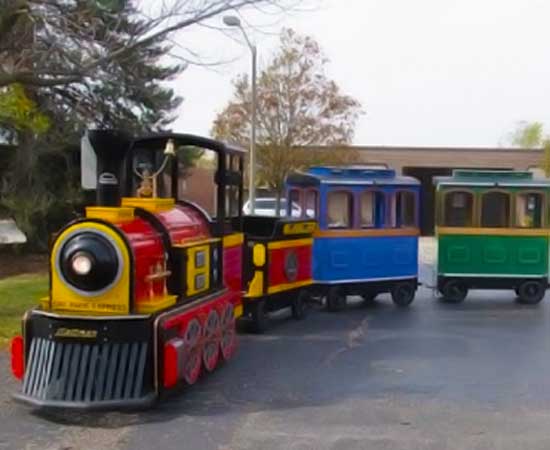 Kiddie Trackless Train Rides