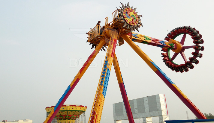 Pendulum amusement park ride
